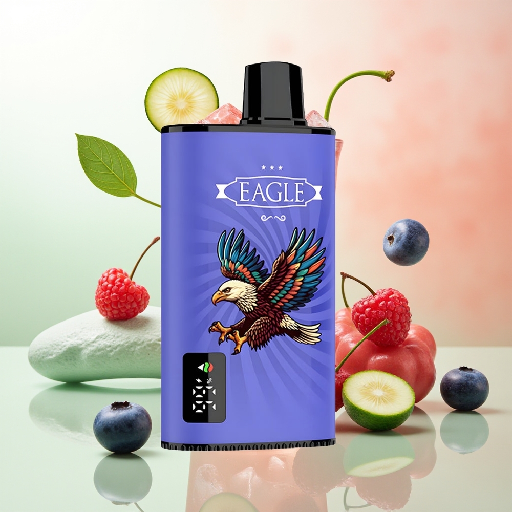 JNR EAGLE Smart 23000 Züge Blaubeere Himbeere Kirsche Digital Mesh 1.0ohm Typ-C 750mAh 25ml