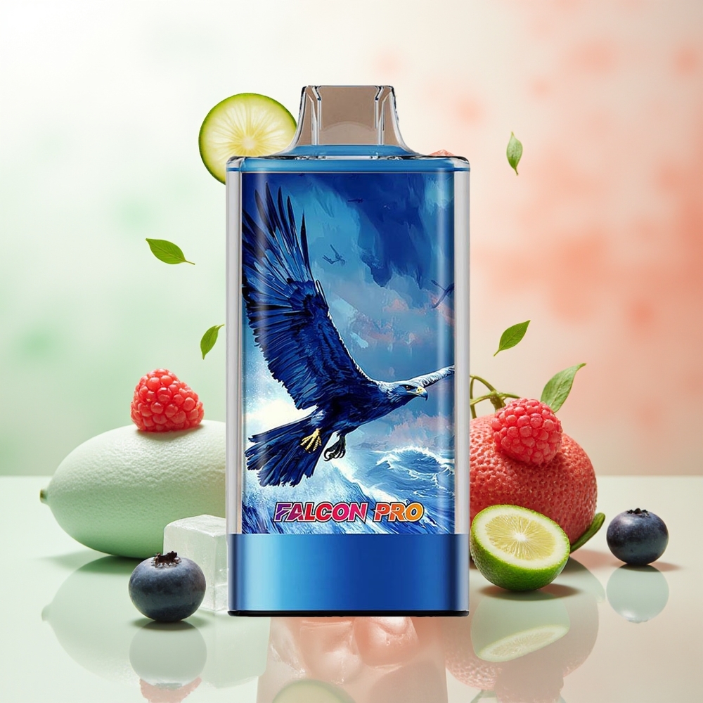 JNR Falcon Pro 28000 Blauereibe-Saurbeere 30ml 950mAh Dual Mesh Smart Display USB-C MTL