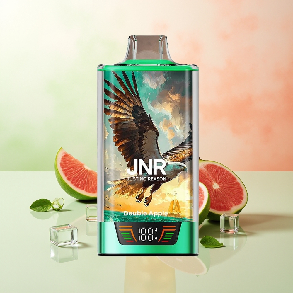 JNR Falcon Pro 28000 Doppelapfel 30ml 950mAh Smart Display Dual Mesh USB-C MTL