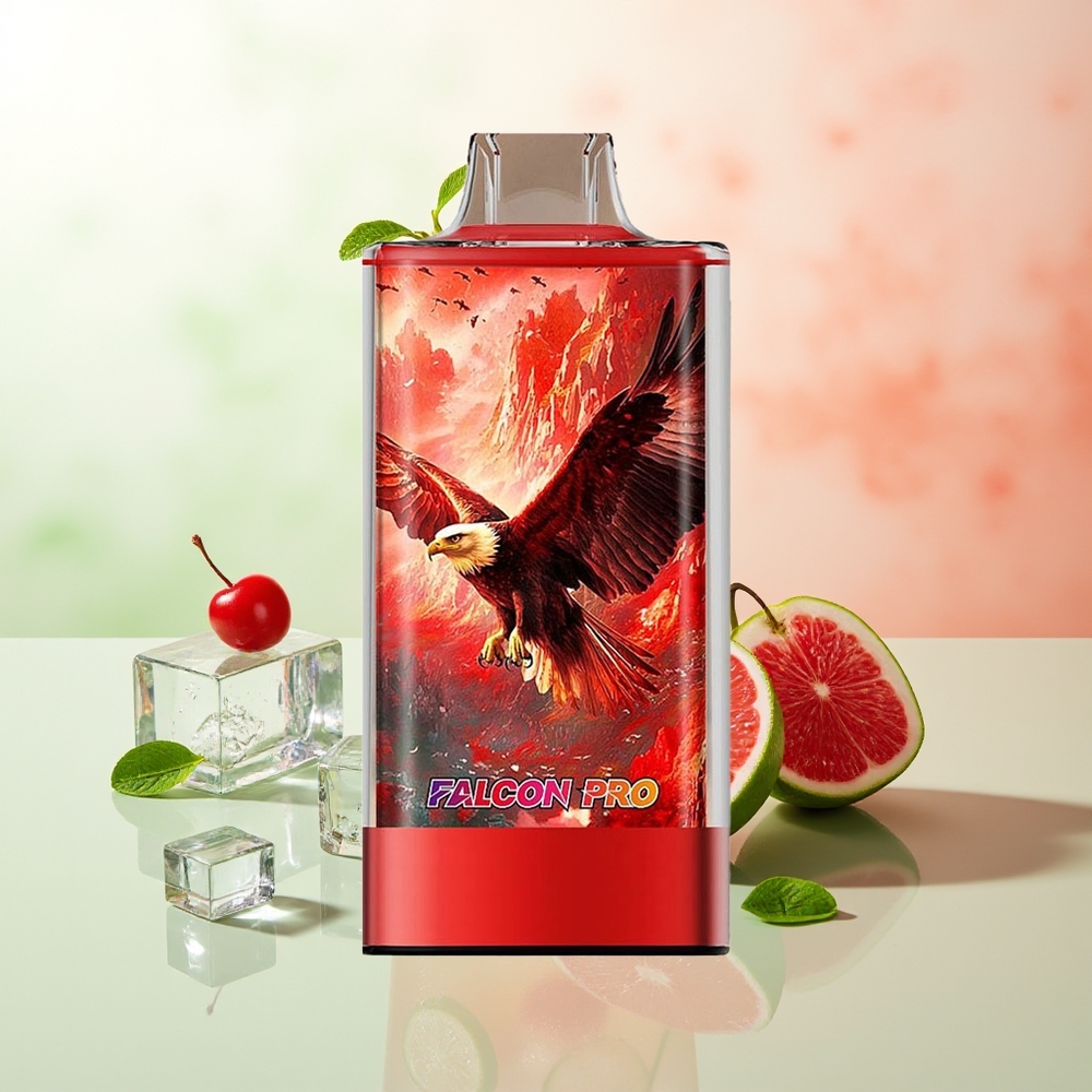 JNR Falcon Pro 28000 Wegwerf-Vape Kirsch-Beere 30ml 950mAh Dual-Mesh USB-C MTL