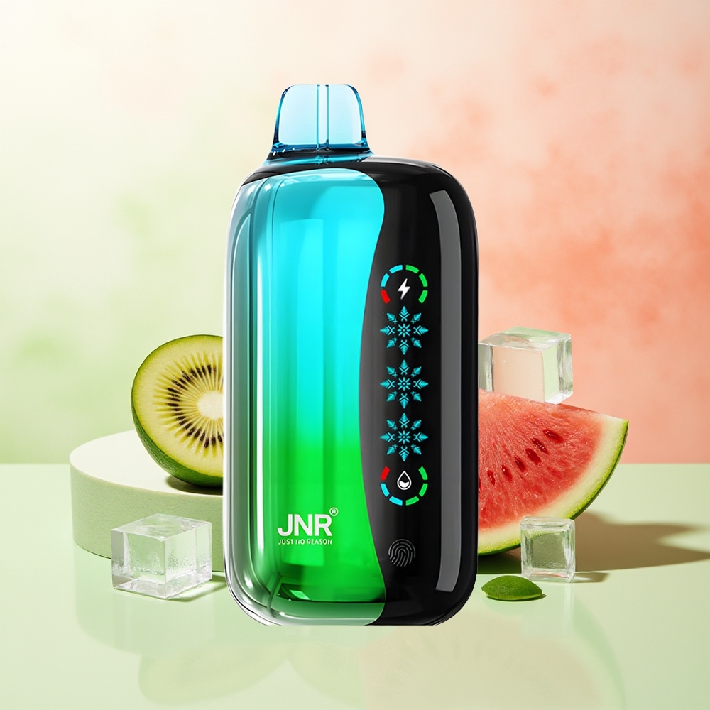 JNR Flex Ice 21000 Züge Kiwi Wassermelone Eis Einstellbare Luftströmung Touchscreen Dual Mesh Typ-C