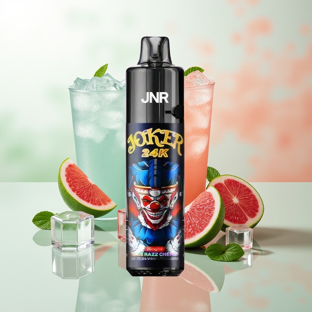 JNR Joker 24000 Züge Blaue Himbeere-Kirsche Wiederbefüllbar 10ml 800mAh Typ-C
