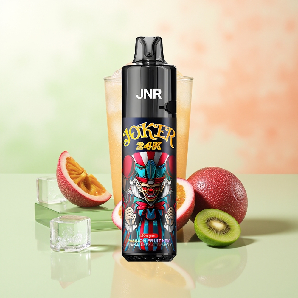 JNR Joker 24K Züge Passionsfrucht Kiwi Refillbar 10ml 800mAh Typ-C