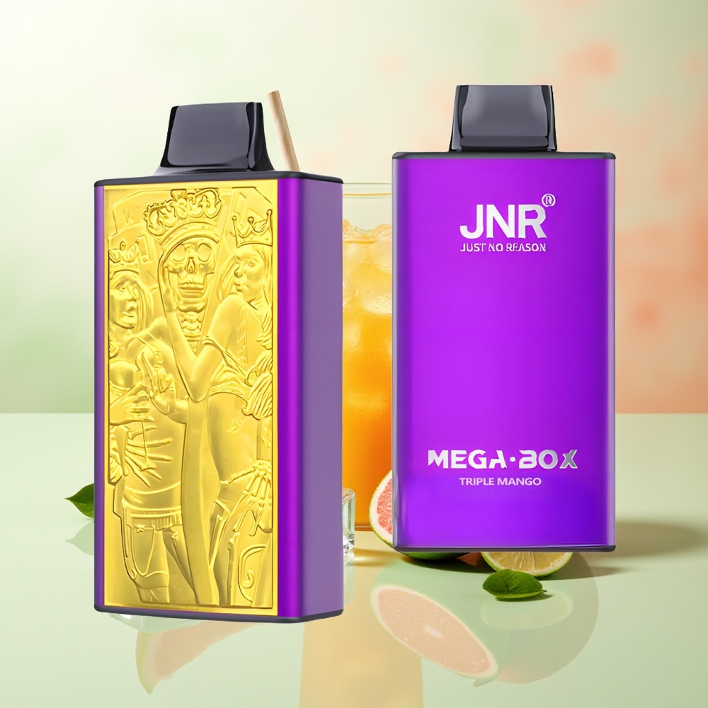 JNR Mega Box 25000 Züge Dreifach Mango Typ-C Schnellladung Dual Mesh Coil 30ml