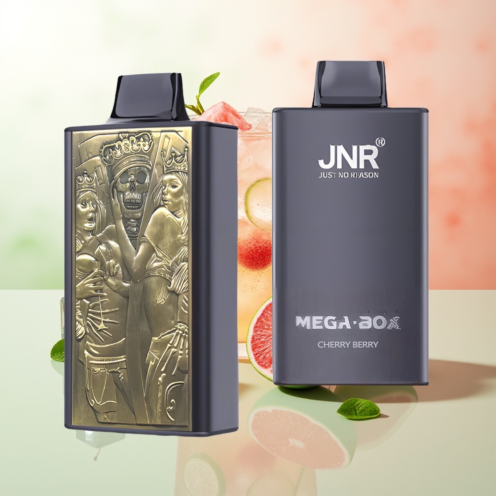 JNR Mega Box 25000 Züge Kirsch-Beere Doppel-Mesh & Doppelkern Typ-C