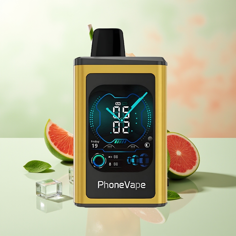 JNR PhoneVape 30000 Züge Fucking Fab Turbo Modus App-Gesteuert Typ-C Aufladbar Vollbildschirm 2%5% Nikotin