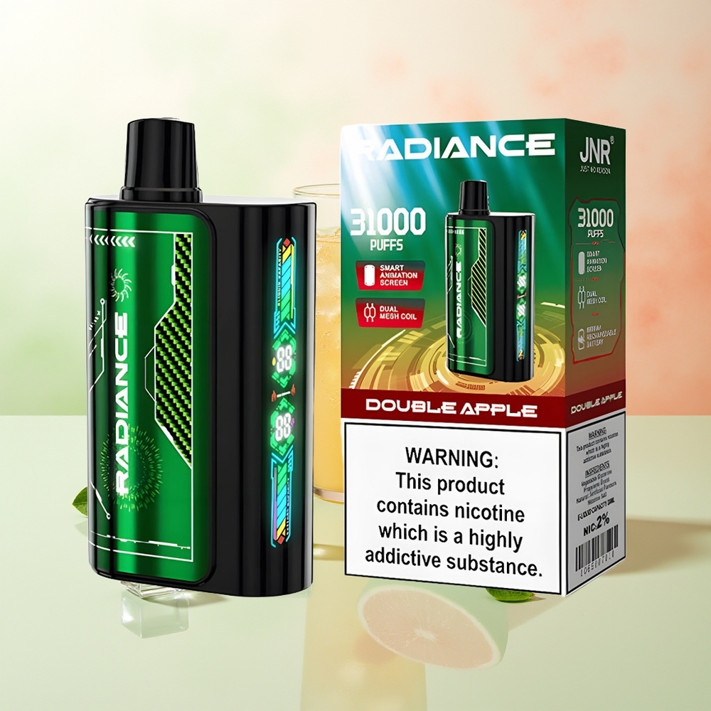 JNR Radiance 31000 Züge Doppelapfel 28ml Dual Mesh Typ-C 950 mAh