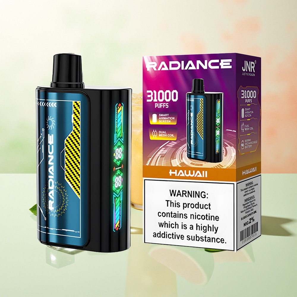 JNR Radiance 31000 Züge Hawaii Typ-C Doppel-Mesh 28ml 2%