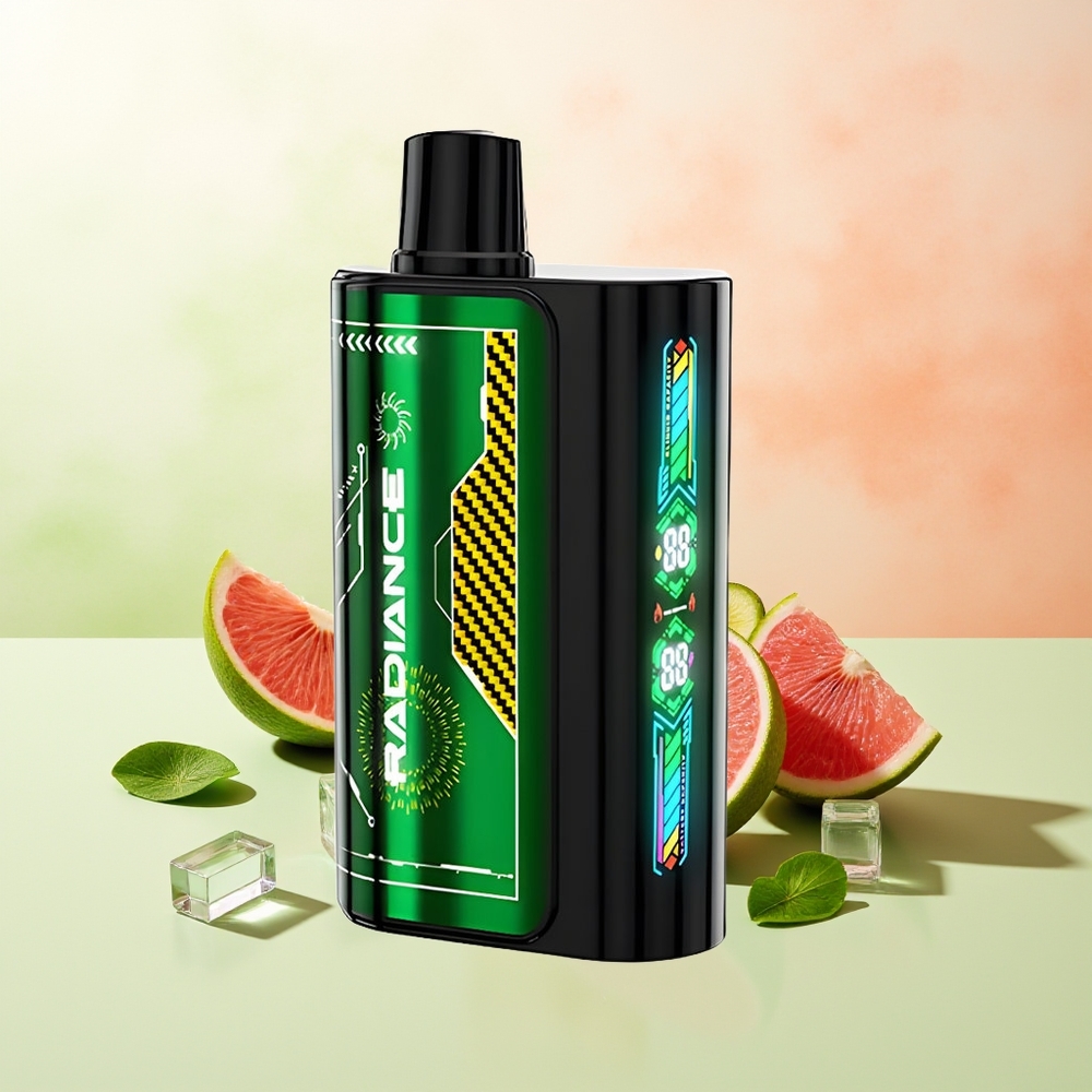 JNR Radiance 31000 Züge Passionsfrucht Kiwi Dual Mesh Coil Typ-C Ladeanschluss 950 mAh Akku