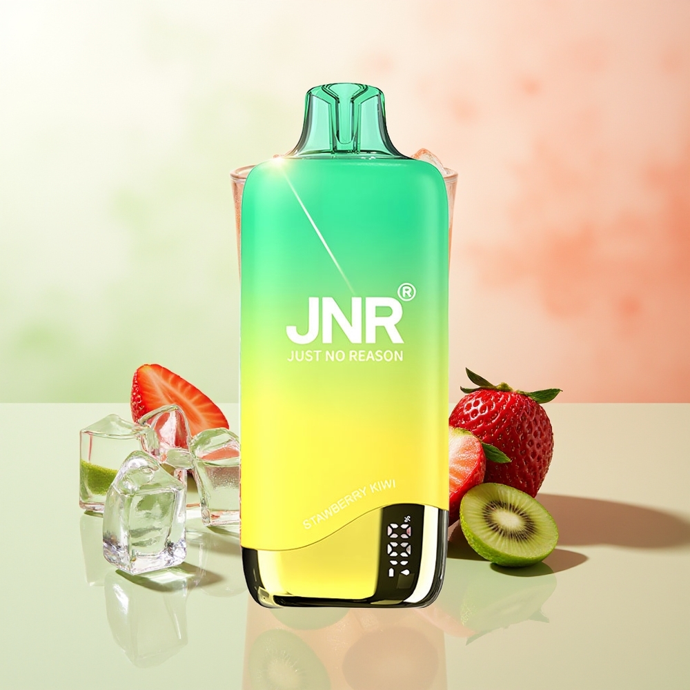 JNR Rainbow 10500 Puffs Erdbeere-Kiwi 600mAh 18ml USB-C 0,8ohm Mesh