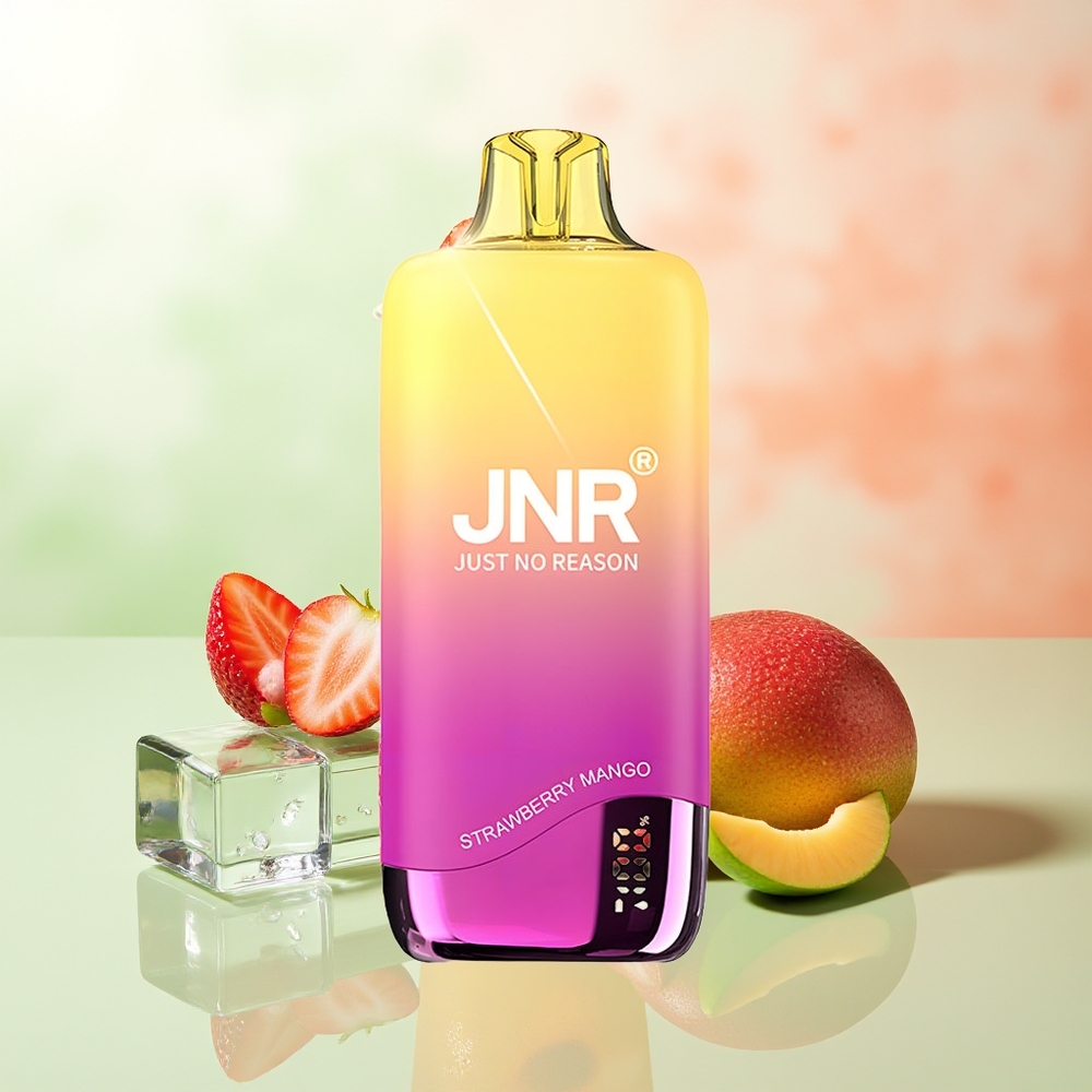 JNR Rainbow 10500 Züge Erdbeer Mango 600mAh 18ml USB-C Mesh 0,8 Ohm