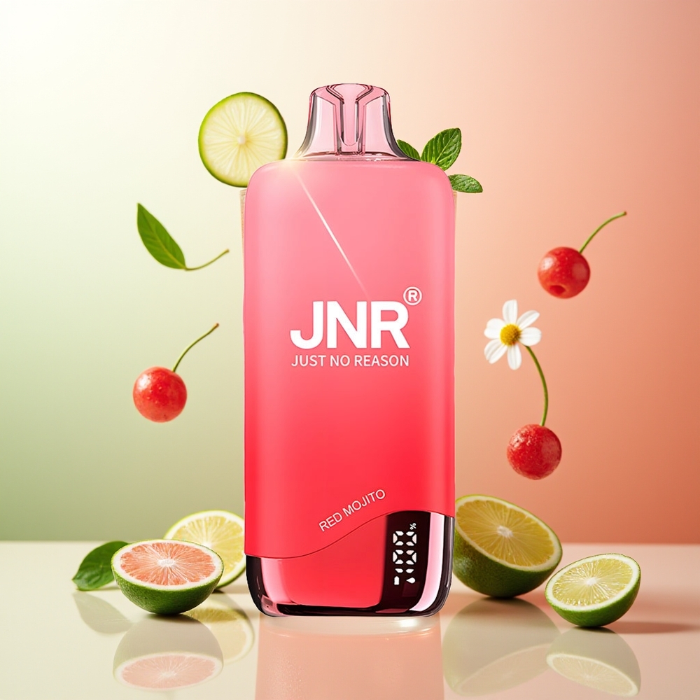 JNR Rainbow 10500 Züge Rote Mojito 18ml Mesh 0,8ohm 600mAh Typ-C