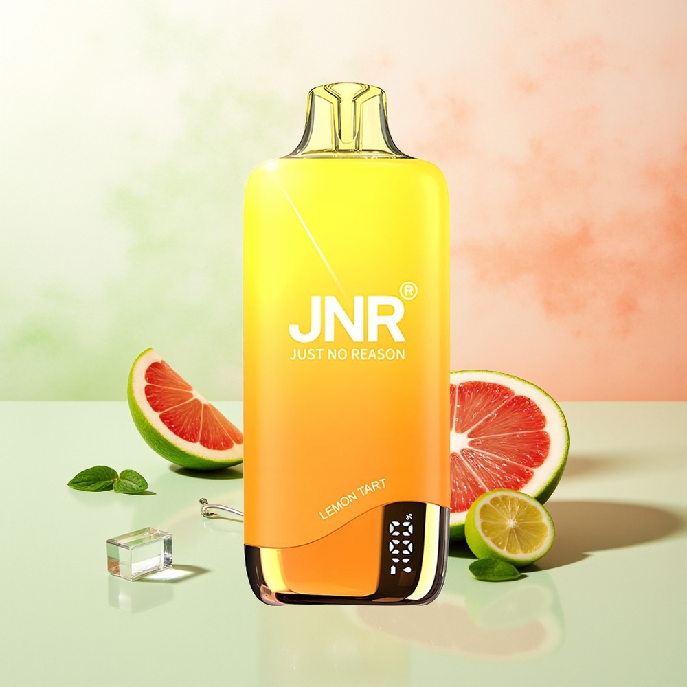JNR Rainbow 10500 Züge Zitronentorte Einweg-Vape 18ml 0,8ohm Mesh USB-C