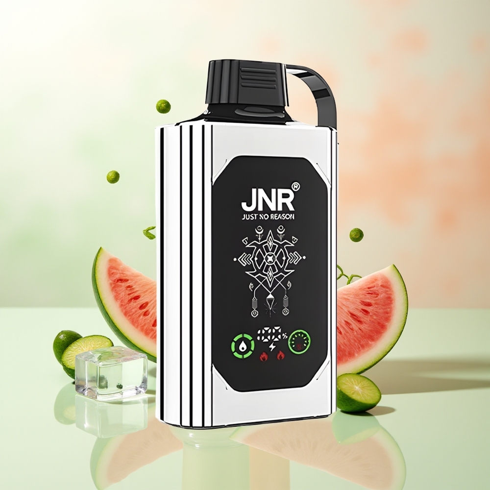 JNR Shisha Hookah Box 20500 Puffs HD Doppel-Melone Minze Dual Mesh Coil Dual Core 1000mAh 25ml Typ-C Schnellladung 0%2%5%