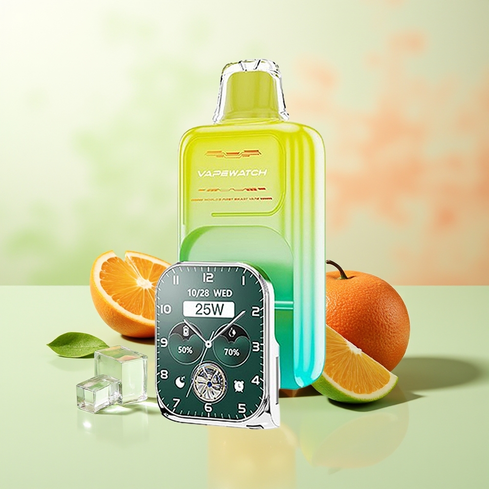 JNR VapeWatch 30000 Züge Dual Mesh Coil Type-C Orange Mango