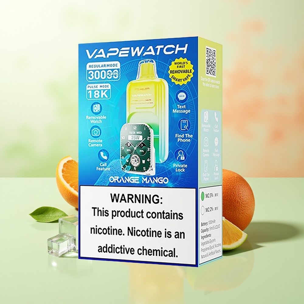 JNR VapeWatch 30000 Züge Dual Mesh Coil Type-C Orange Mango