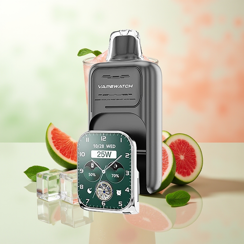 JNR VapeWatch 30000 Züge Triple Beere 1000mAh 19mL 5% Dual Mesh Coil Type-C