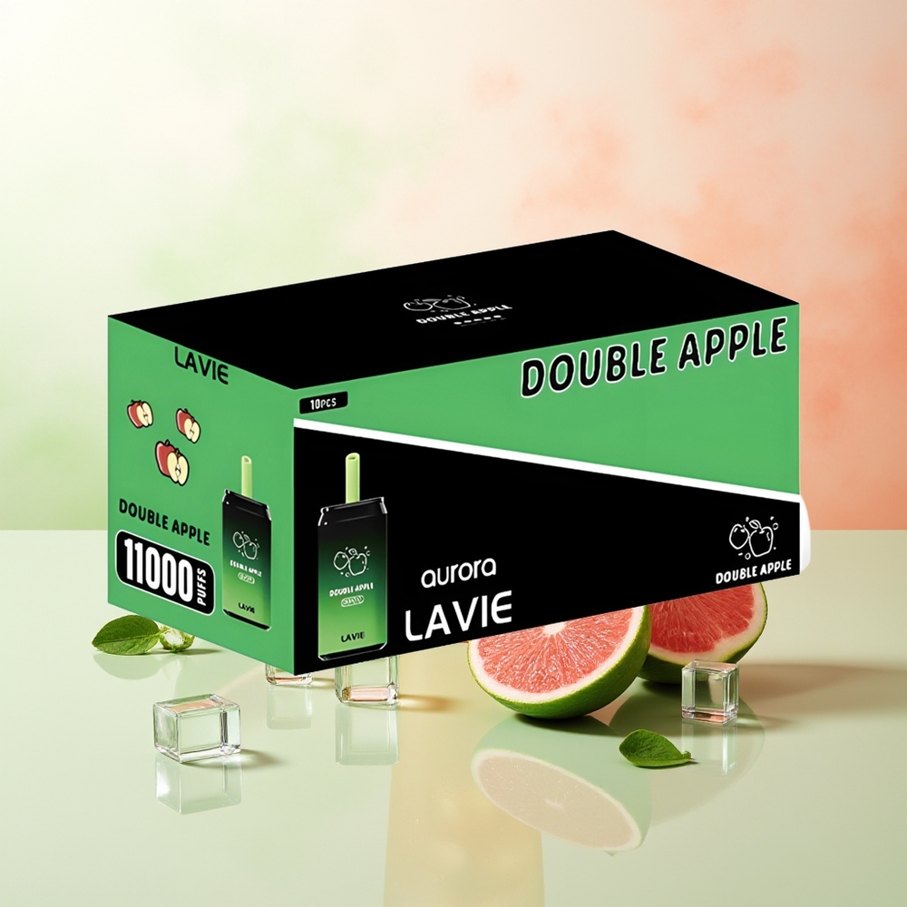 LAVIE Aurora 11000 Züge Doppelapfel Typ C Aufladbar 22ML 650mAh