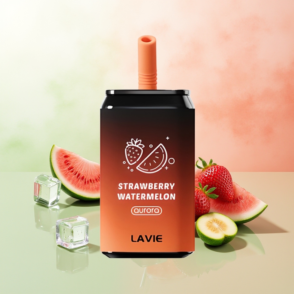 LAVIE Aurora 11000 Züge Erdbeer-Wassermelone Typ C 650mAh 22ML
