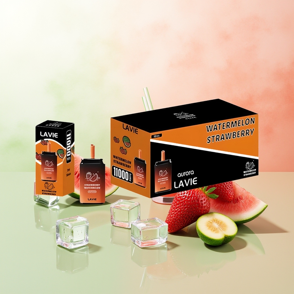 LAVIE Aurora 11000 Züge Erdbeer-Wassermelone Typ C 650mAh 22ML