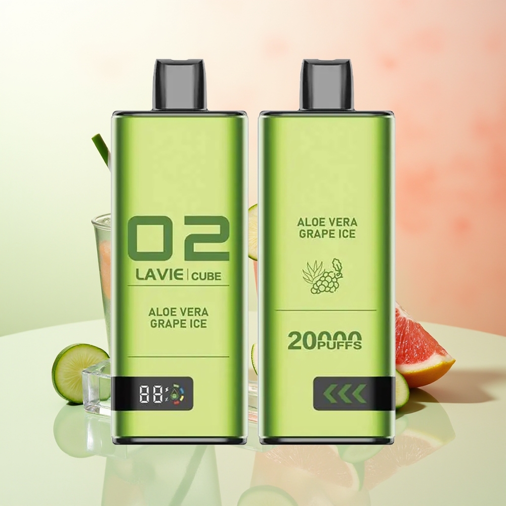 LAVIE Cube 20000 Züge Aloe Vera Traube Eis Einweg Vape 28ML 600mAh