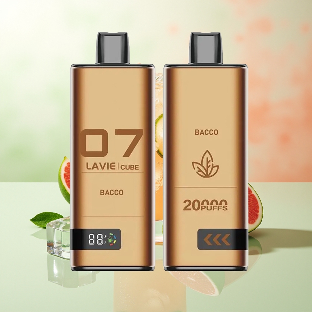LAVIE Cube 20000 Züge Bacco 2% 5% Salz Nikotin 28ML Typ C
