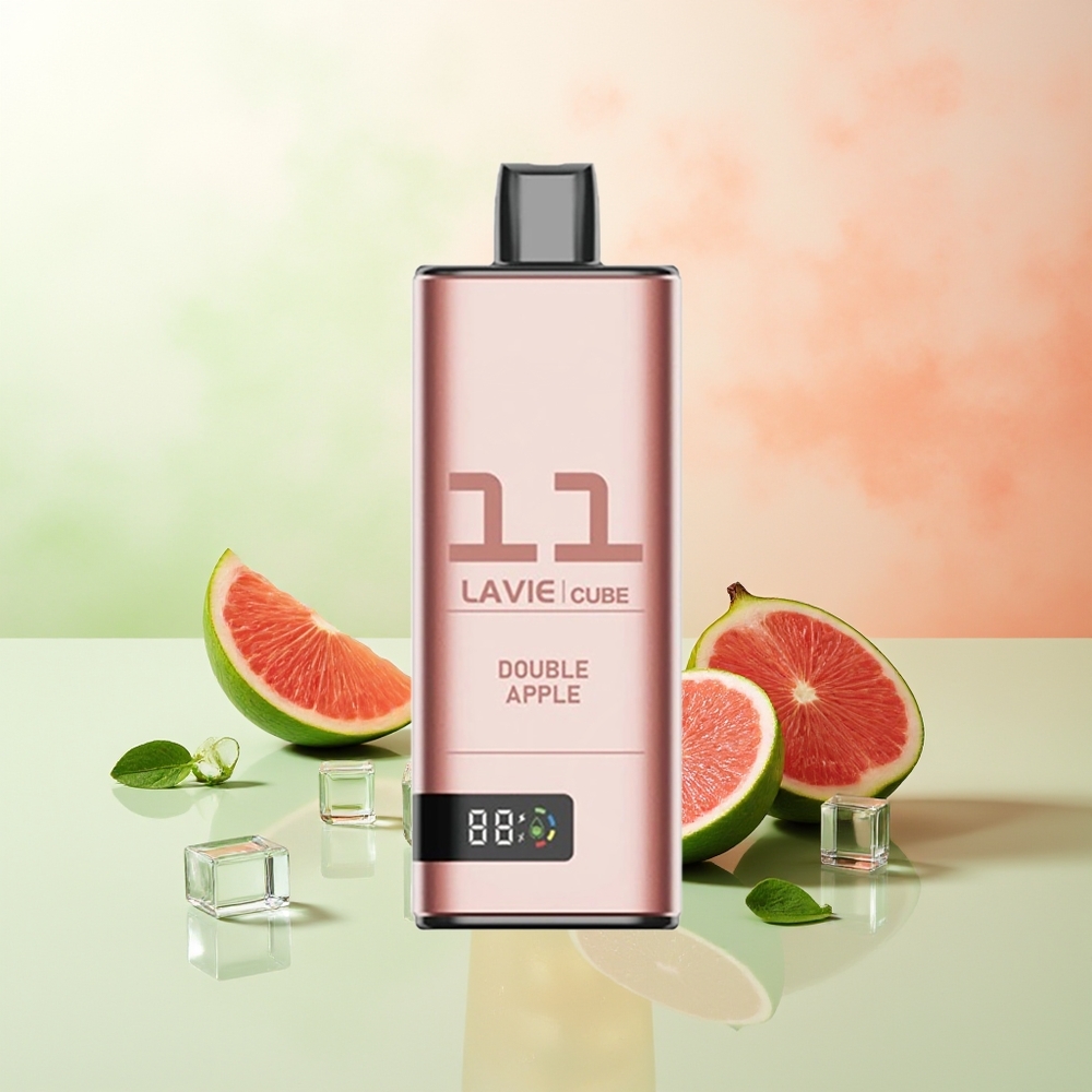 LAVIE Cube 20000 Züge Doppelapfel Einweg-Vape 28ML 600mAh Typ C