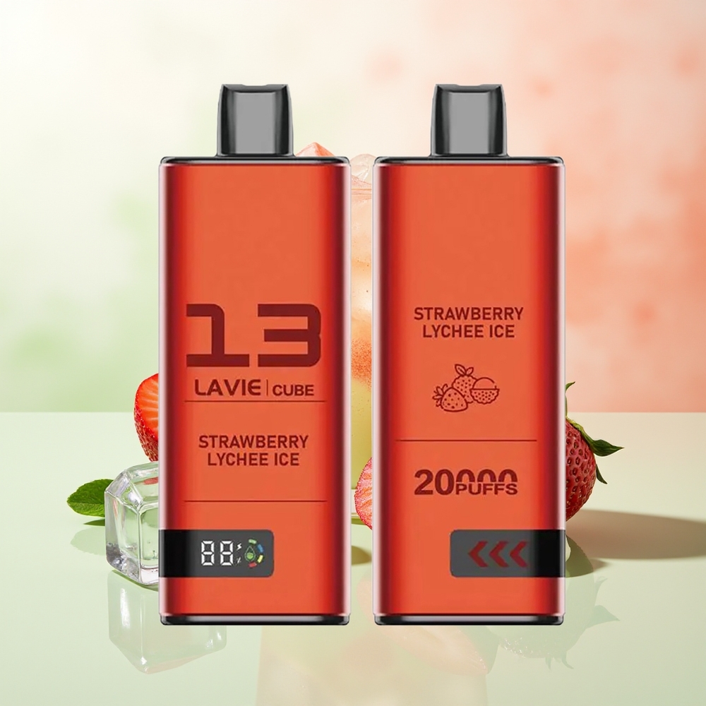 LAVIE Cube 20000 Züge Erdbeer-Litschi-Eis Typ C 28ML 600mAh