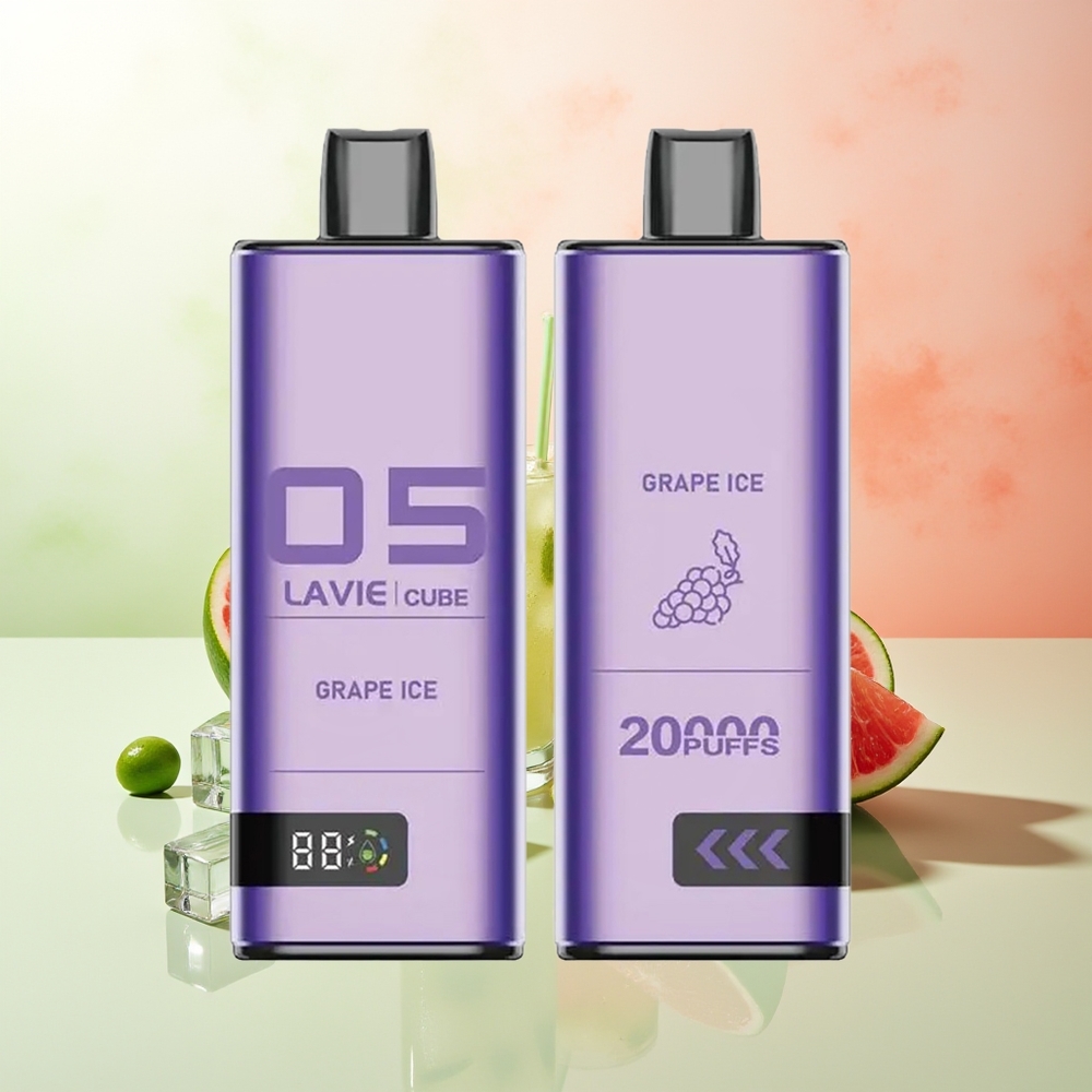 LAVIE Cube 20000 Züge Trauben Eis Typ C 600mAh 28ML