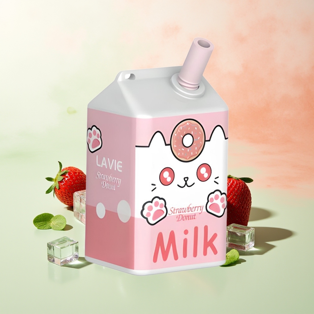 LAVIE Milk 7000 Züge Erdbeer-Donut Typ C Wiederaufladbar 16ML