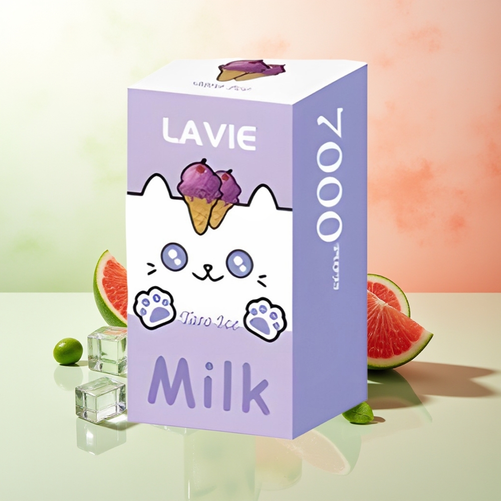LAVIE Milk 7000 Züge Grape Eis Rechargeable Typ C 16ML 5%