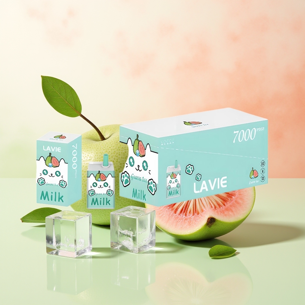 LAVIE Milk 7000 Züge Guava Eis Typ C Wiederaufladbar 16ML