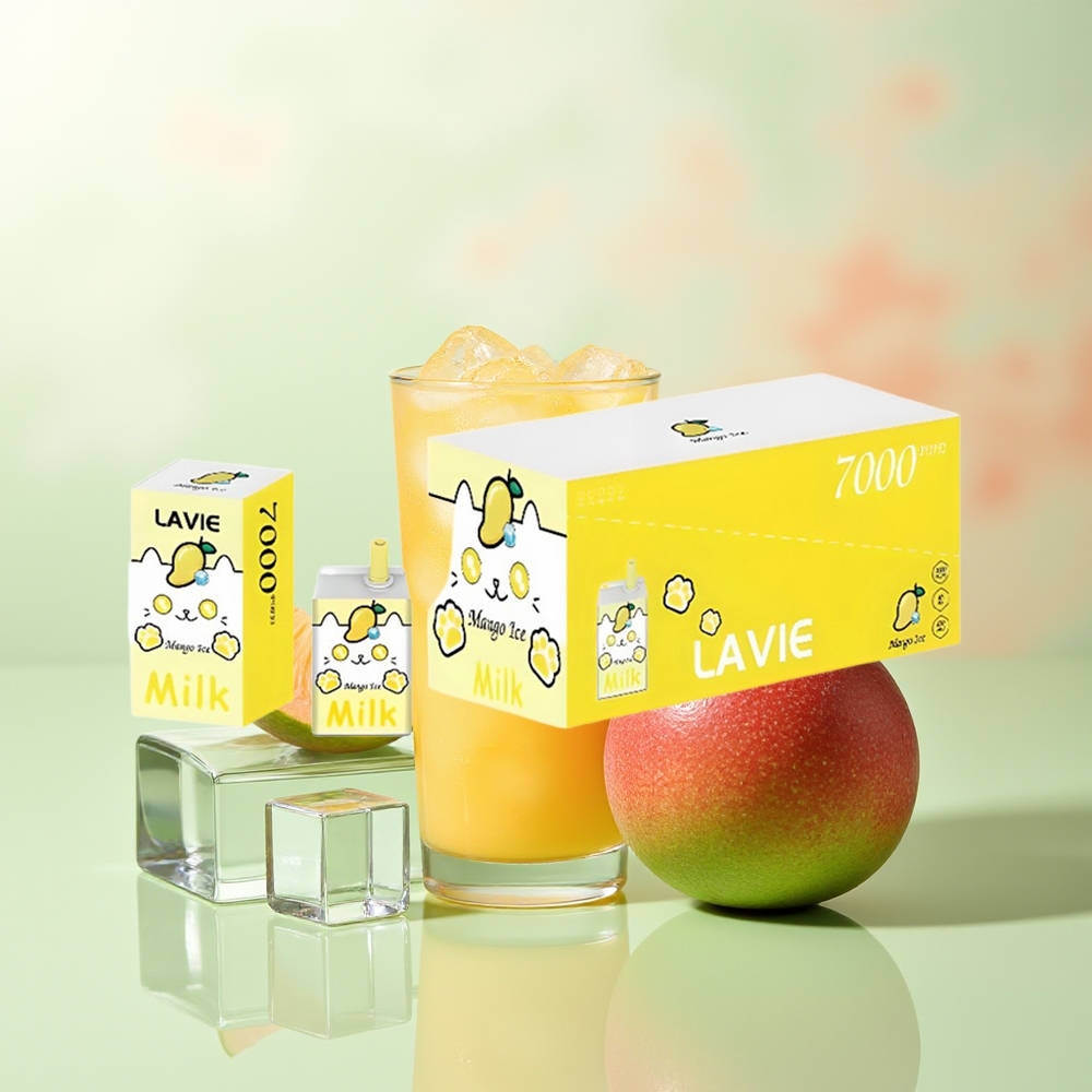 LAVIE Milk 7000 Züge Mango Eis Typ C Wiederaufladbar 16ML
