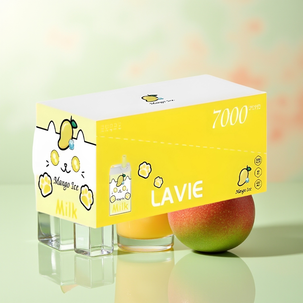LAVIE Milk 7000 Züge Mango Eis Typ C Wiederaufladbar 16ML