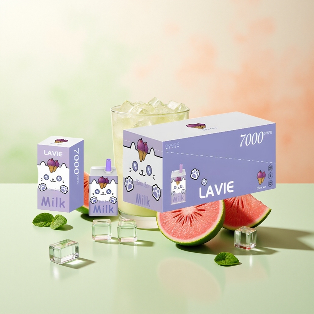 LAVIE Milk 7000 Züge Taro-Eis Typ C Wiederaufladbar 16ML