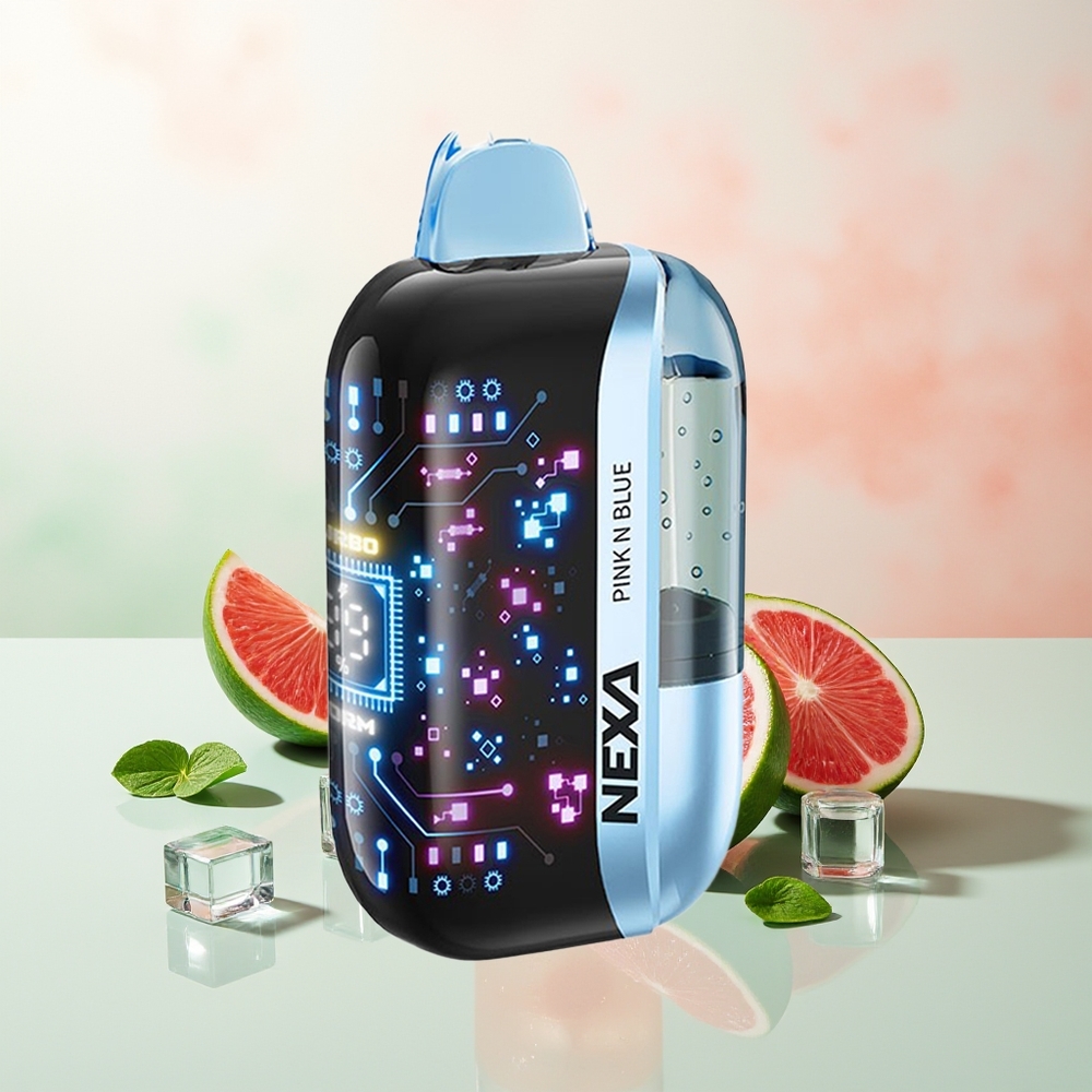 NEXA Ultra 50000 Züge Rosa & Blau 20ml 800mAh 5% Nikotin 0,9ohm Dual Mesh Typ-C