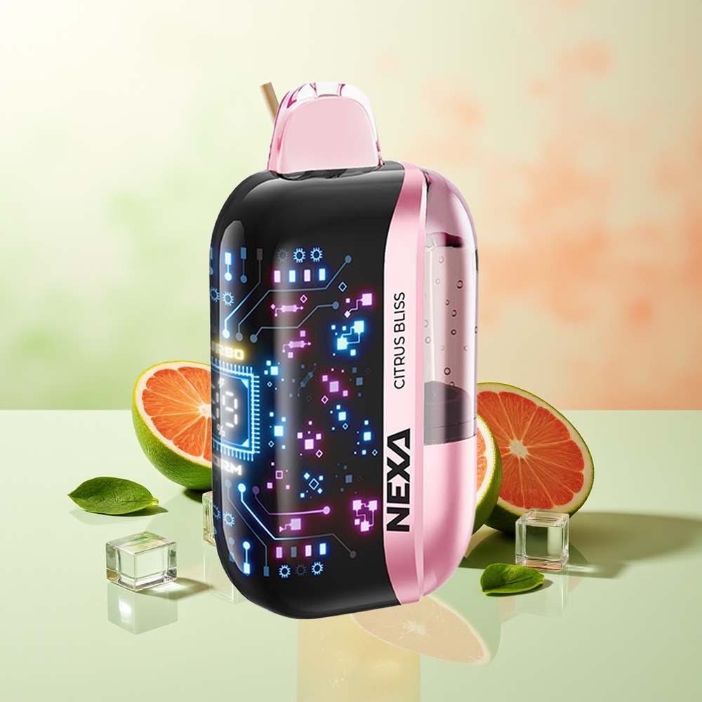 NEXA Ultra 50000 Zitronenfreude 20ml 800mAh Typ-C 3D-Display