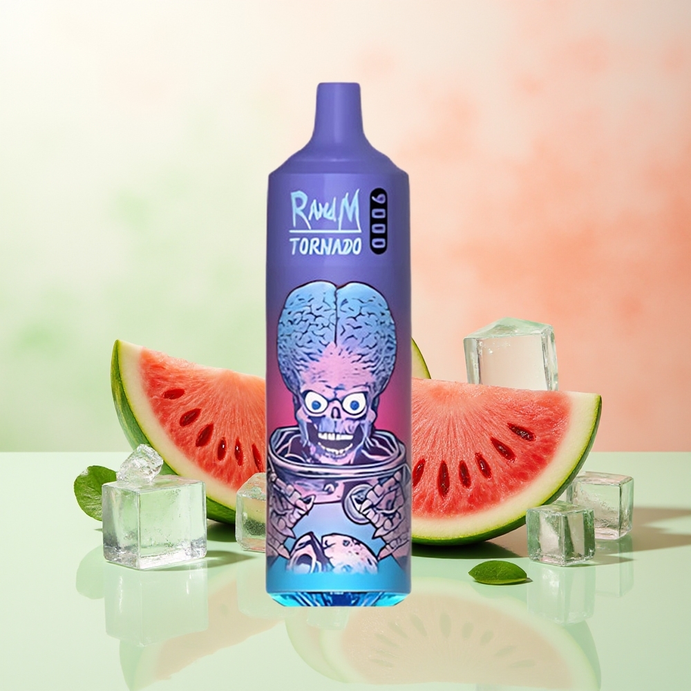 RandM Fumot Tornado 9000 Züge Wassermelone Brazz Eis 18 mL Mesh RGB