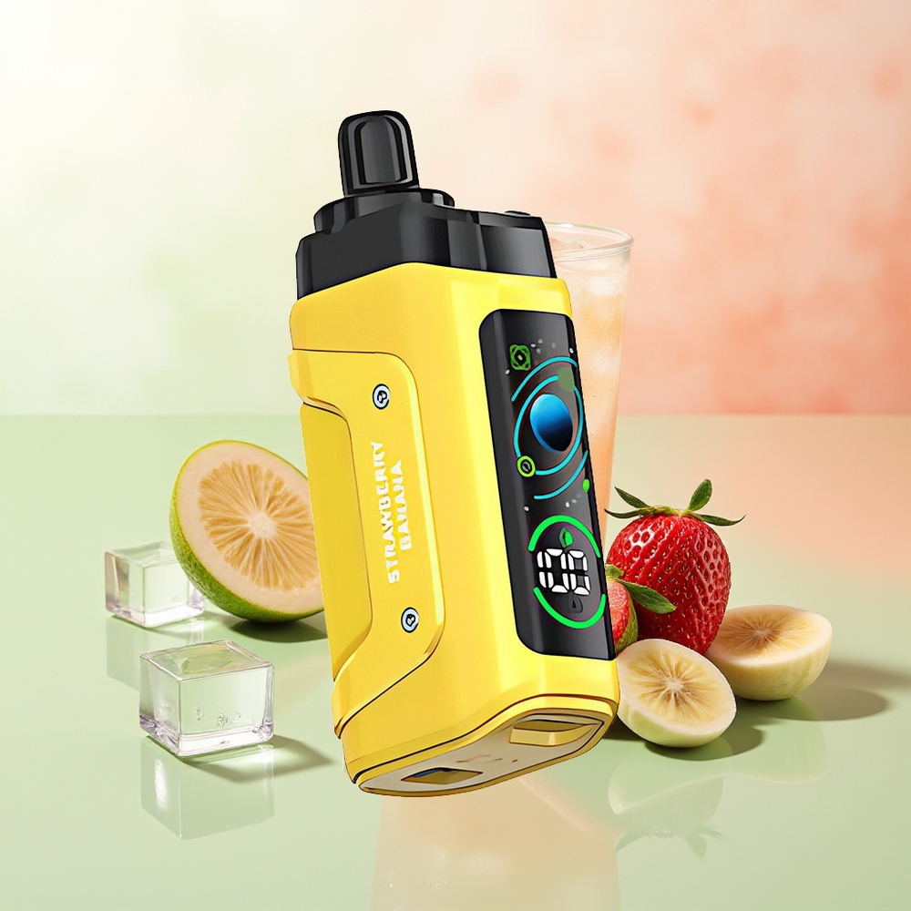 Razz Bar 45000 Züge Einweg-Vape Erdbeere Banane Mesh Coil Typ-C Ladebar
