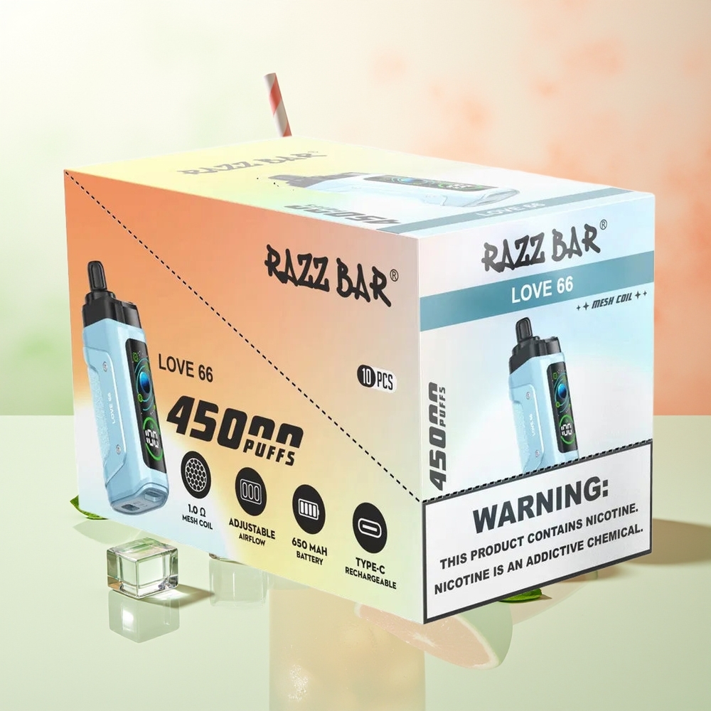 Razz Bar 45000 Züge Mesh Luftstrom Liebe 66