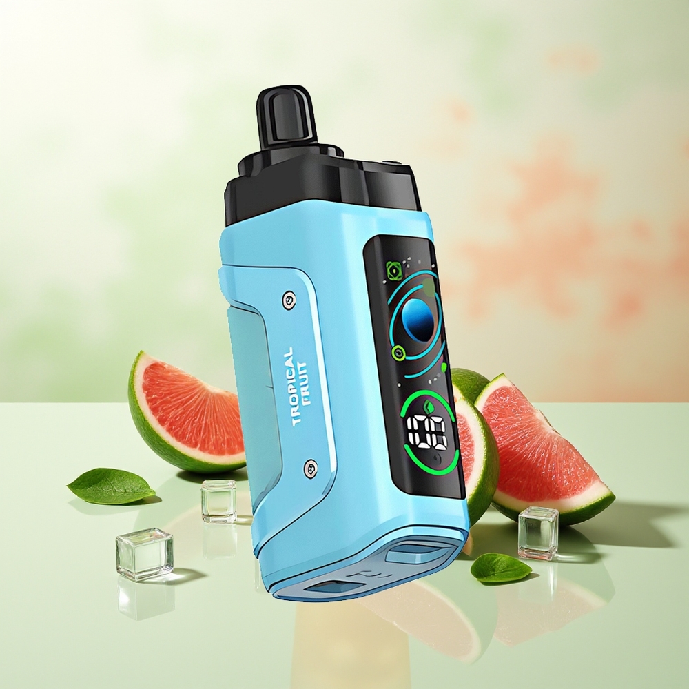 Razz Bar 45000 Züge Tropische Früchte Einweg-Vape Mesh Coil Typ-C Ladebar
