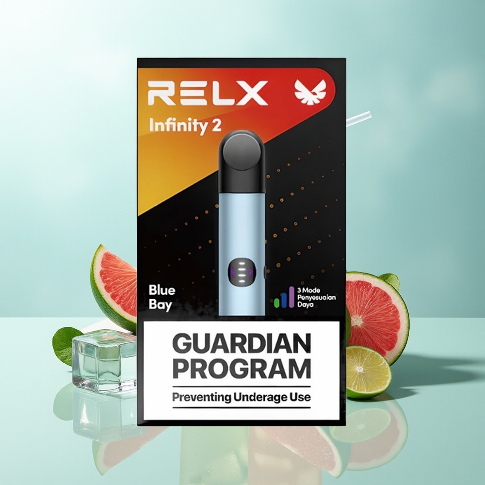 RELX Infinity 2 650-Züge Blau Gerät mit 1,9 ml Pod und 440mAh Akku