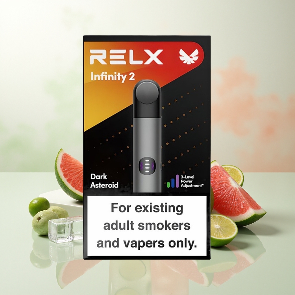 RELX Infinity 2 650-Züge Grau Geräte mit 3 Leistungsmodi USB-C 440mAh
