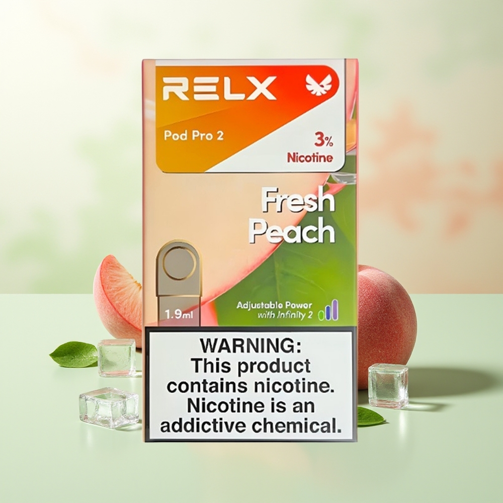 RELX Pod Pro 2 600 Züge Frischer Pfirsich 1,9ml 3 Modi