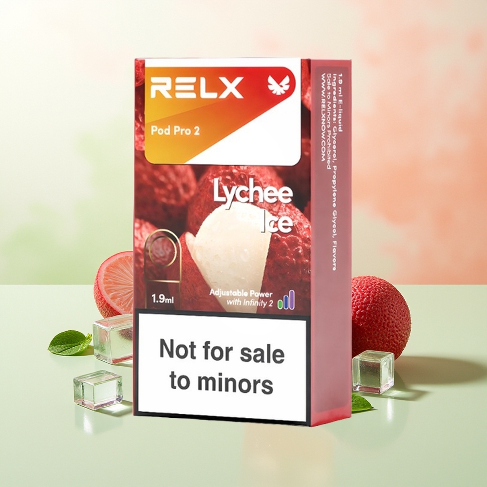 RELX Pod Pro 2 600 Züge Litschi-Eis 1.9ml 3 Modi