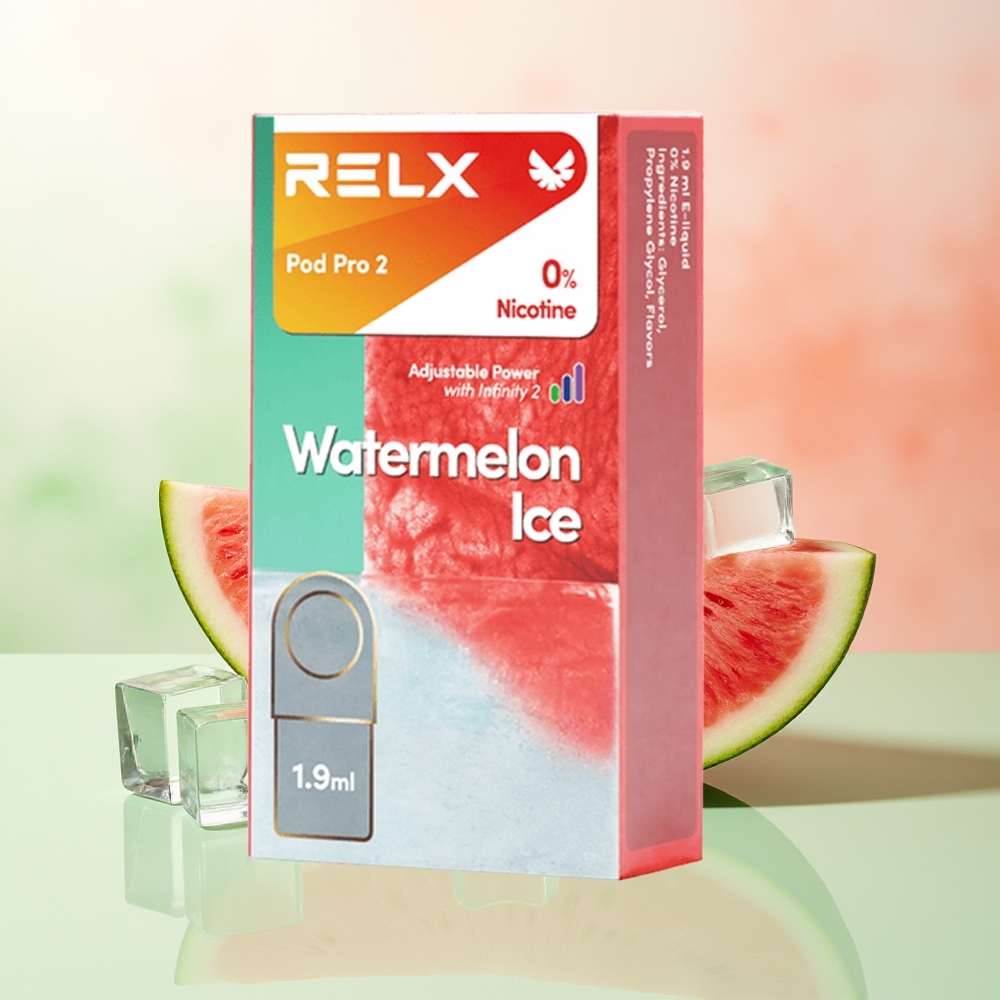 RELX Pod Pro 2 600 Züge Wassermelone Eis 1,9ml 3 Spannungsstufen