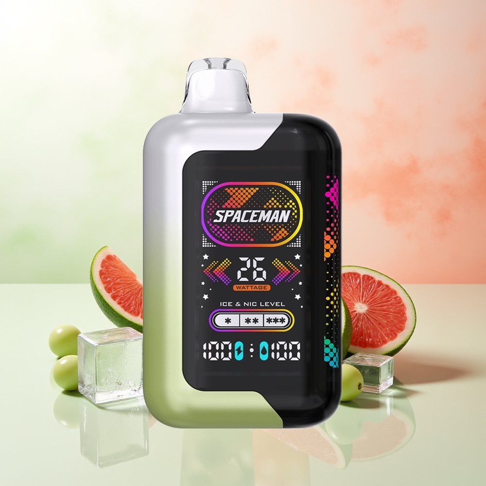 SMOK SPACEMAN SP40000 2-Mund Weißtraube-Eis 1000mAh 20ml 50mg