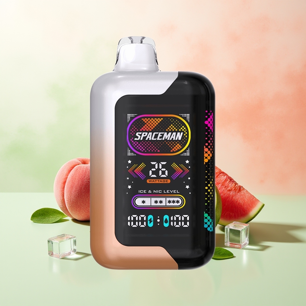 SMOK SPACEMAN SP40000 2x Saftiger Pfirsich Wassermelone 20ml 50mg 1000mAh